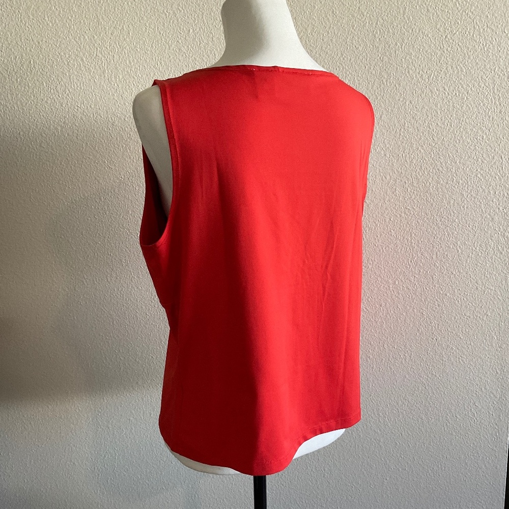 Worthington Sleeveless Top Stretch Fabric Size Extra Large - Picture 2 of 6